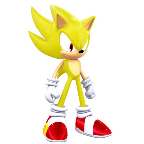 Super Sonic Standing Animated By Modernlixes On Deviantart