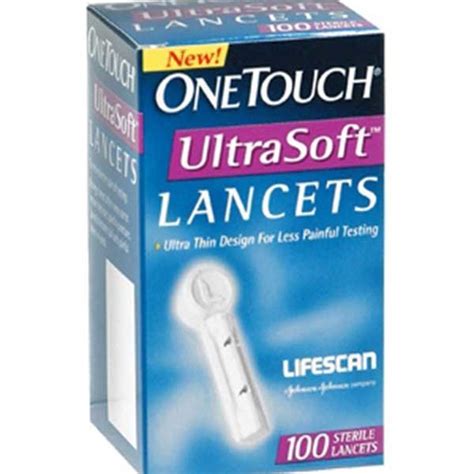 Onetouch Ultrasoft Lancets 100ct Diabetic Outlet