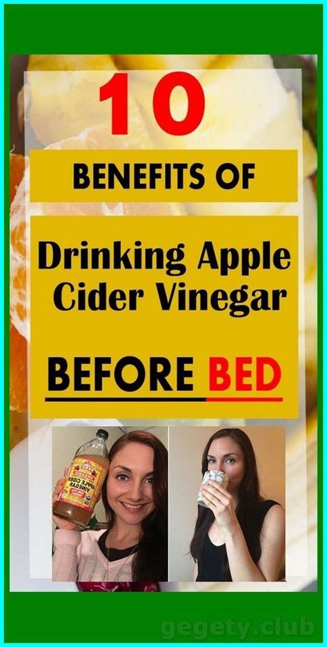 Drinking Apple Cider Vinegar Before Bedtime Will Change Your Life For