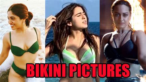 Bhumi Pednekar Sara Ali Khan Sonakshi Sinhas Bikini Pictures From Their Vacation Goes Viral