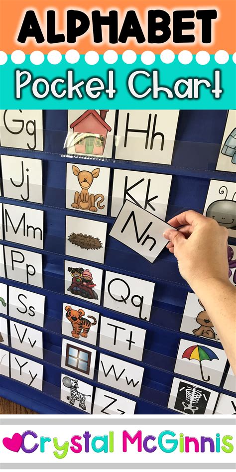 Alphabet Pocket Chart Literacy Center Alphabet Activity Pocket