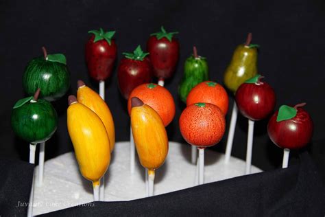 Fruit Cake Pops Fruit Cake Cake Pops Stuffed Peppers