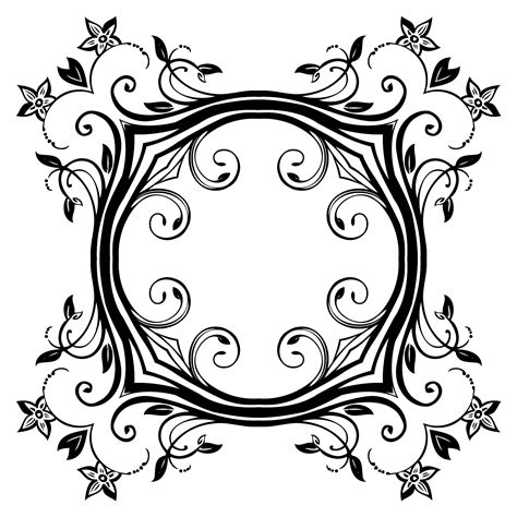 Flourish Ornament Silhouette Public Domain Vectors