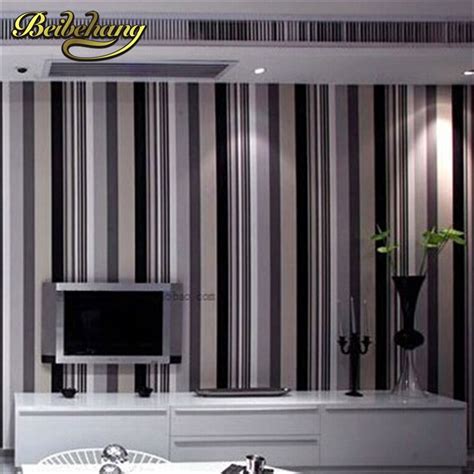 Beibehang Modern Simple Stripes Texture Wallpaper Embossed Wallpaper