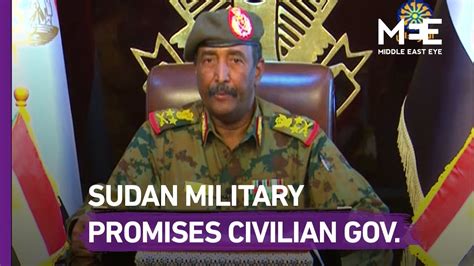 Sudan Interim Leader Promises Civilian Government Middle East Eye