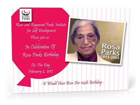 Rosa Parks Funeral Program