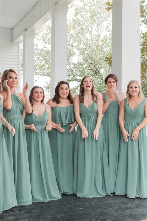 First Look In Sage Green Bridesmaid Dresses Artofit