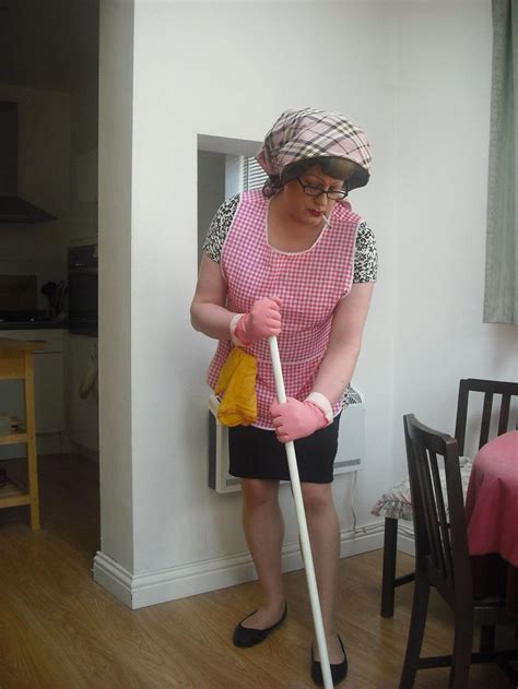 pin on crossdresser housework 3