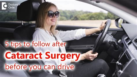 Gentle exercise, such as walking, can help the healing process, but you should avoid heavy lifting and. How long after cataract surgery can you drive? - Dr ...
