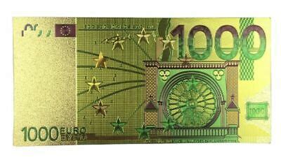 Euro geldscheine eurobanknoten euroscheine bilder. ♥♥ 1000 EURO Schein ♥♥ 24k vergoldet ♥♥ Sammlerstück ♥♥ ...