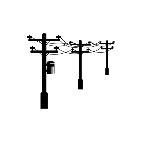Premium Vector Electric Pole Icon Vector Illustration Symbol Design