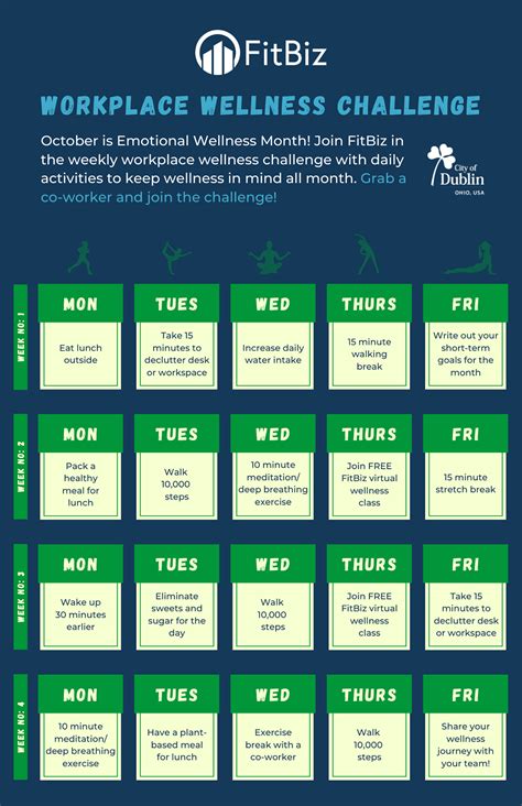 Workplace Fitness Challenge Email Template