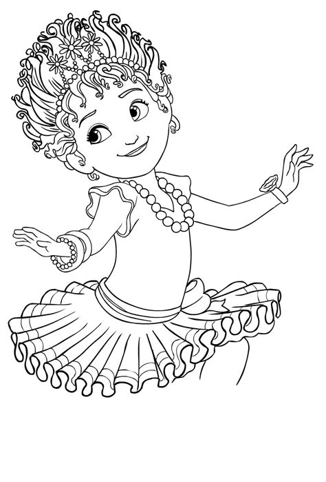 Free Fancy Nancy Coloring Pages