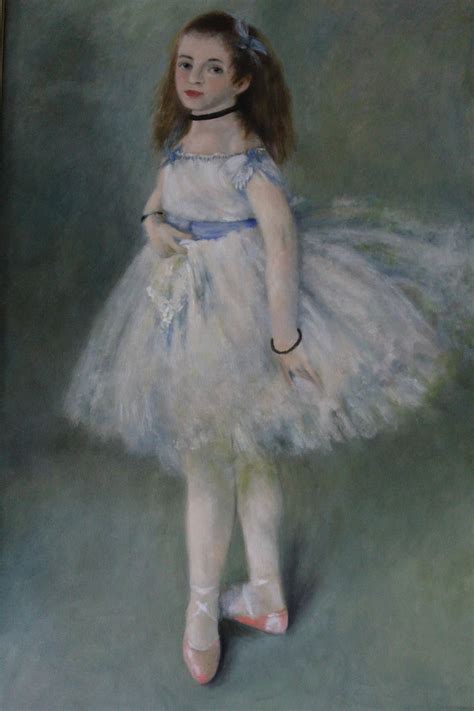 Wendys Copy Of Ballerina Painted By Renoir At The National Gallery