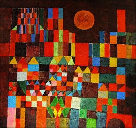 Castle And Sun By Paul Klee 1928 This Artwork Mainly Uses Lines To
