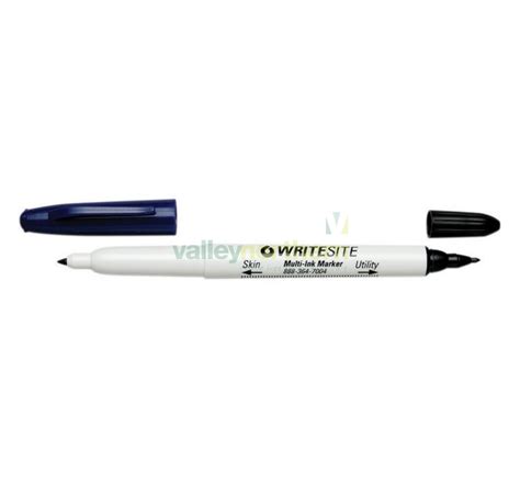 Writesite Surgical Skin Marker Pen Multi Ink Dual Tip Valley Northern