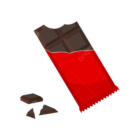 Gambar Ilustrasi Vektor Bar Coklat Gelap Coklat Hitam Batang Coklat