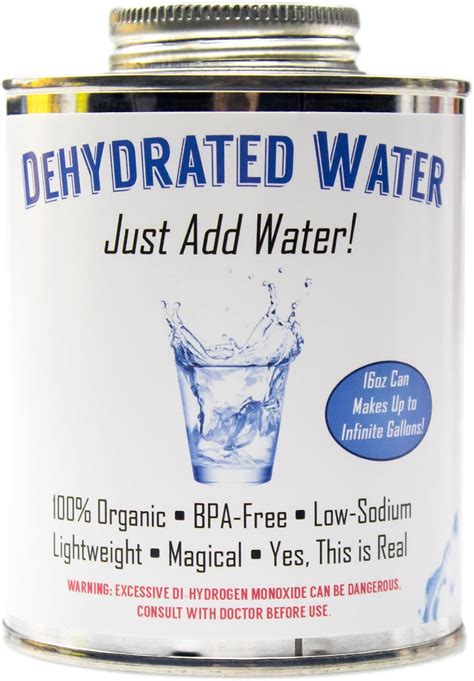 Witty Yeti Dehydrated Water 16oz Can New Formula