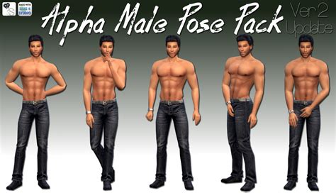 SWEET SORROW SIMS ALPHA MALE POSE PACK Ver 2
