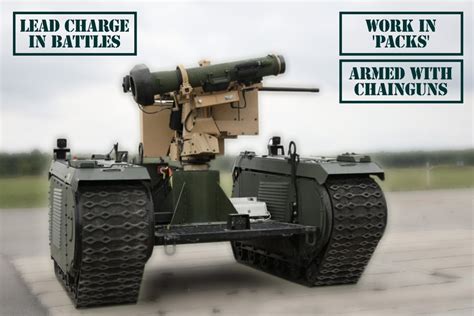 Us Army Reveals Terrifying Robot Tanks Armed With Rocket Launchers And
