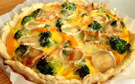 Recette Tarte brocolis-chèvre pas chère et facile Cuisine Étudiant