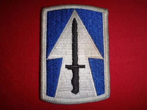 Us Army 76th Infantry Brigade Merrowed Edge Patch Ebay