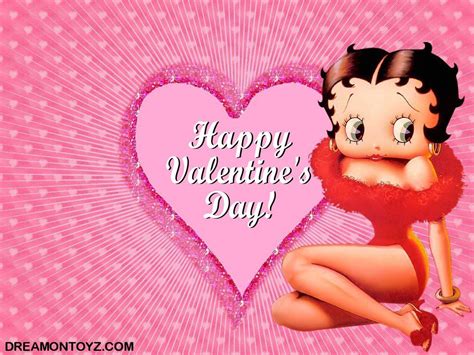 Happy Valentine Betty Boop Betty Boop Pinterest