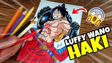 Como Desenhar O Luffy One Piece Wano Com Haki Passo A Passo 2 YouTube