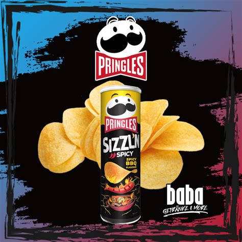 Pringles Sizzln Spicy Bbq 180g Baba Getränke