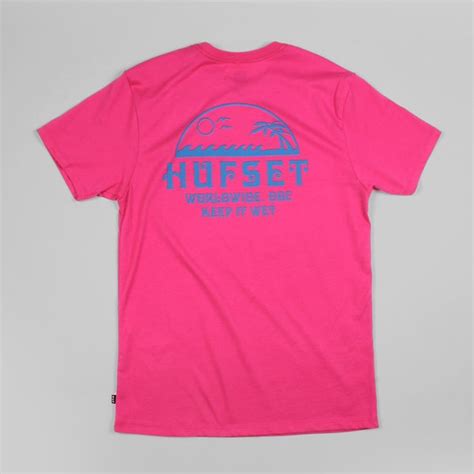 Huf Keep It Wet T Shirt Pink Huf Tees