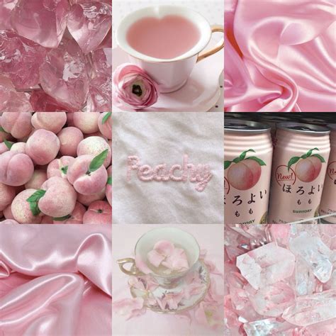 Peachy Pink Moodboard Aesthetic P I N T E R E S T Kaitythefangirl