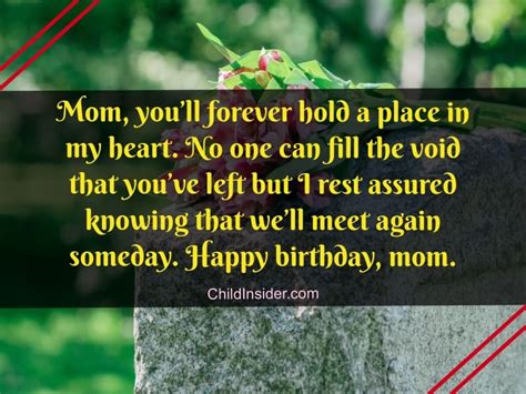 happy birthday mom in heaven sayings