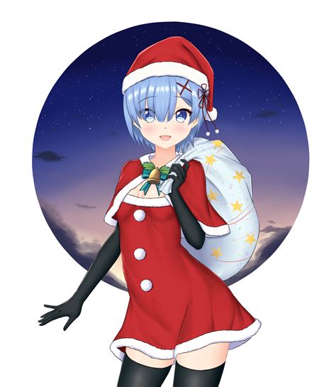 Images Of Anime Girl Christmas Outfit Fanart