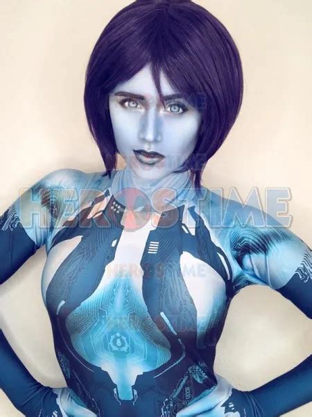 High Quality Halo Cortana Costume Game Girl Cortana Suit 3d Print