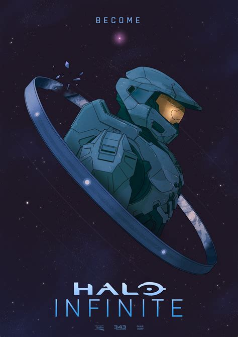 Halo Infinite Fan Art Poster Rhalo