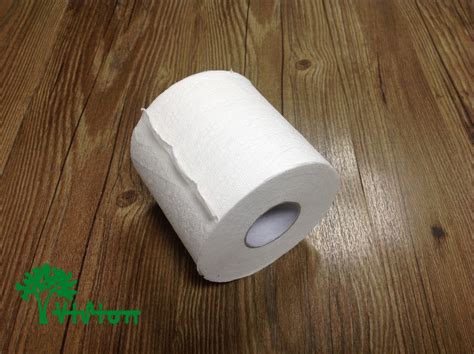 Small Toilet Paper Virgin White 14gsm 2ply 393″x 393″ 390sheets
