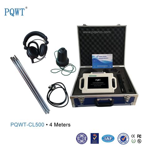 Portable Ultrasonic Underground Water Leak Detector Pqwt Cl500 China