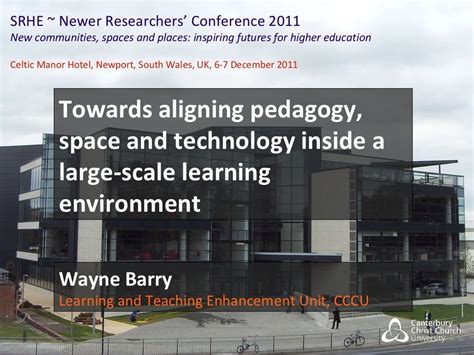Towards Aligning Pedagogy Space And Technology Inside A Largescale