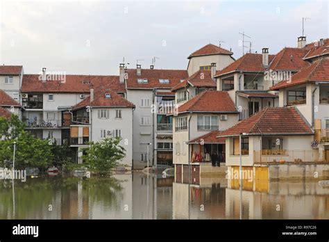 Obrenovac Serbia May 24 Floods In Obrenovac On May 24 2014