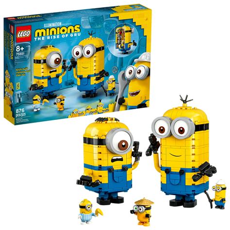 Lego Minions Brick Built Minions And Their Lair 75551 Minions Toy With