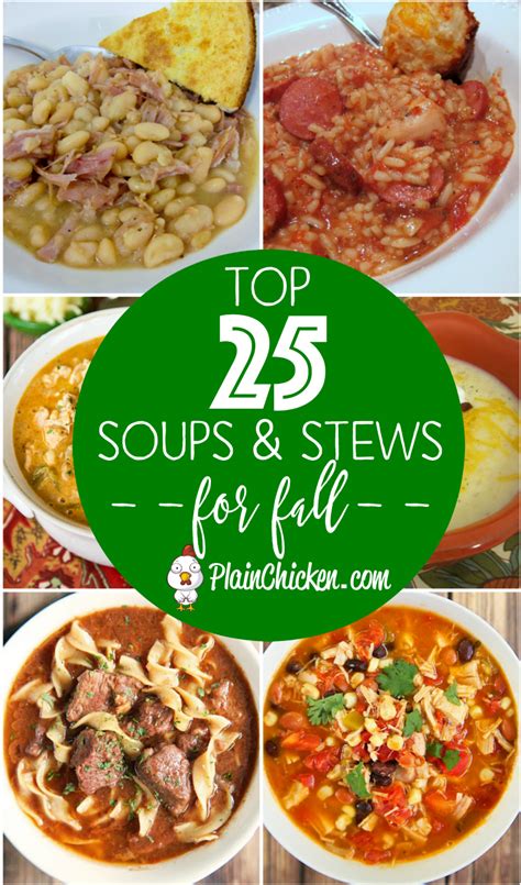 Top 25 Soups And Stews For Fall Plain Chicken