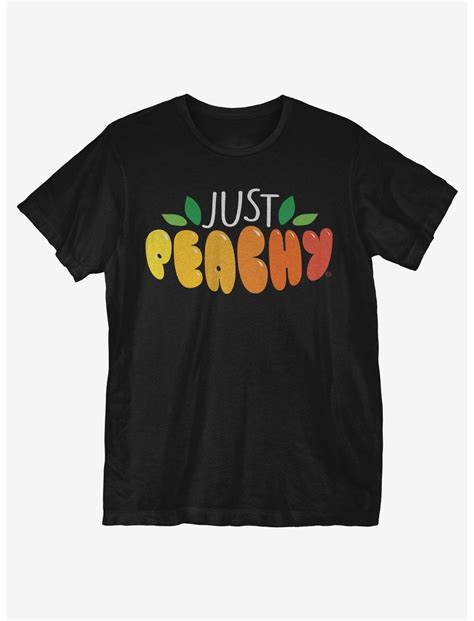 Just Peachy T Shirt Black Hot Topic