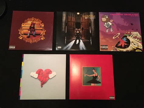 I Own Five Kanye West Albums On Vinyl Record R Kanye