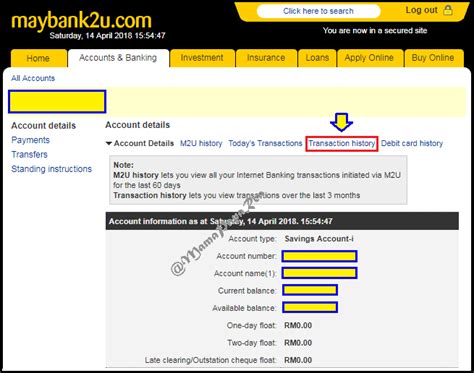 Tatacara untuk mendapatkan penyata akaun bank dengan mudah secara online. Salinan Akaun Bank Maybank