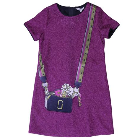 little marc jacobs outlet dress for girls fuchsia little marc jacobs dress w12281 online on