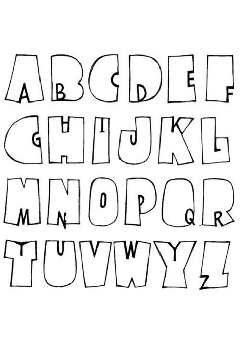 Abc Letras Do Alfabeto Para Imprimir 60 Moldes Do Alfabeto Pdmrea