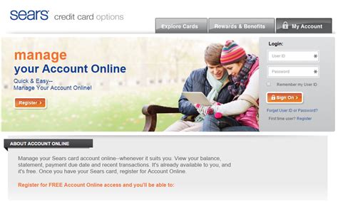 This store credit card can be used only in sears stores or at sears.com, as well as at kmart. SearsCard.Com/Customer-Service | Sears Card Customer Service | MyCheckWeb.Com