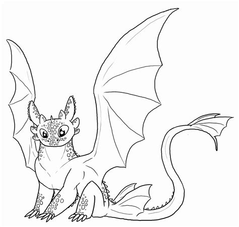 Light Fury Coloring Pages Coloring Home