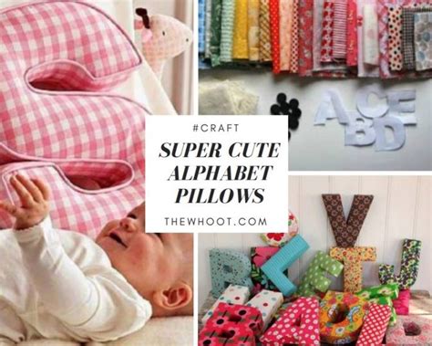 Super Cute Alphabet Pillow Diy With Images Letter Pillows Diy