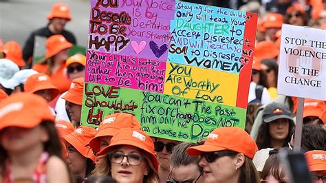 Thousands March In Melbourne Advocating For An End To Gender Based